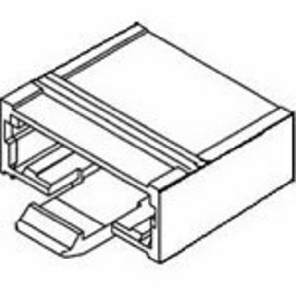 Molex Board Connector Adapter, 4 Contacts(Side1), 4 Contacts(Side2), Male-Male 554820439